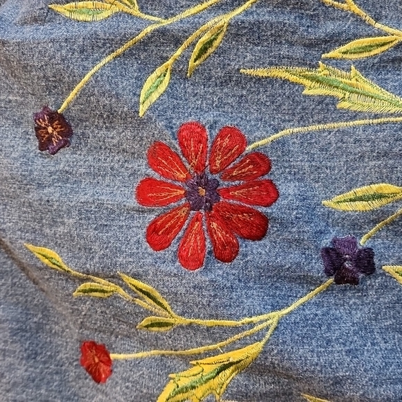 D.D. designs Jean Overall Dress - Picture 4 of 7